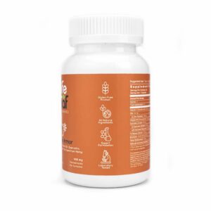Life Leaf Remedies - Immune Armor CBD Capsules - badges on-bottle