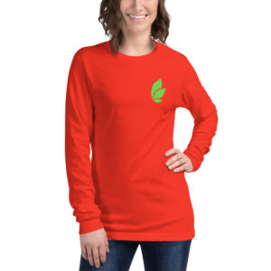 Orange Life Leaf Feel Better Today Long Sleeve Tee