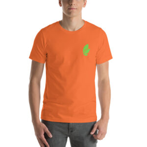 Orange Life Leaf Feel Better Today Short Sleeve Tee