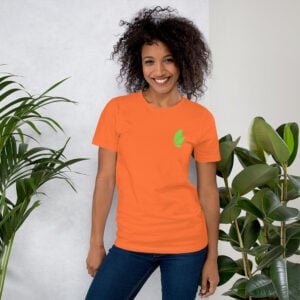 Orange Life Leaf Feel Better Today Short Sleeve Tee