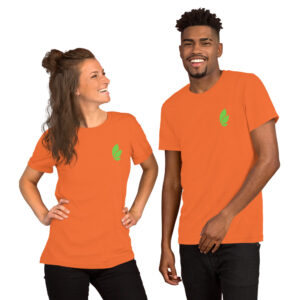 Orange Life Leaf Feel Better Today Short Sleeve Tee
